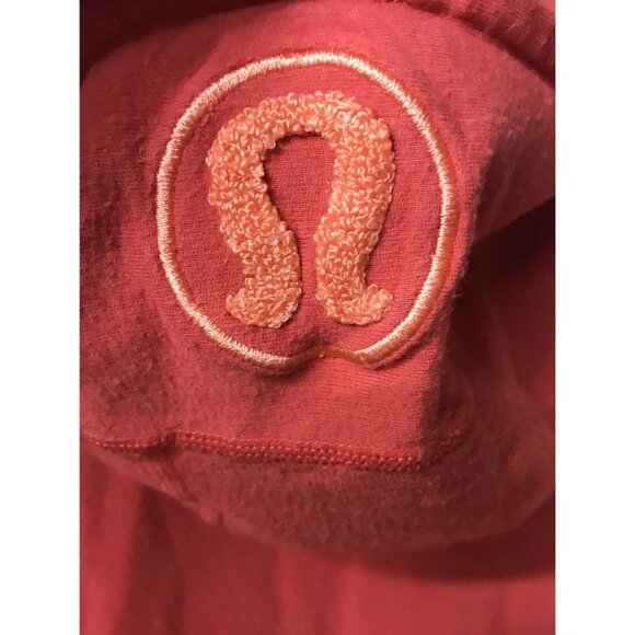 Lululemon Scuba Stretch Hoodie Red Zip Up Rare Vintage Y2K Sweatshirt Sz 8? - Picture 6 of 8